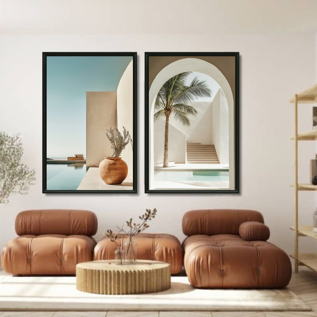 Duo riads minimalistes marocains détail
