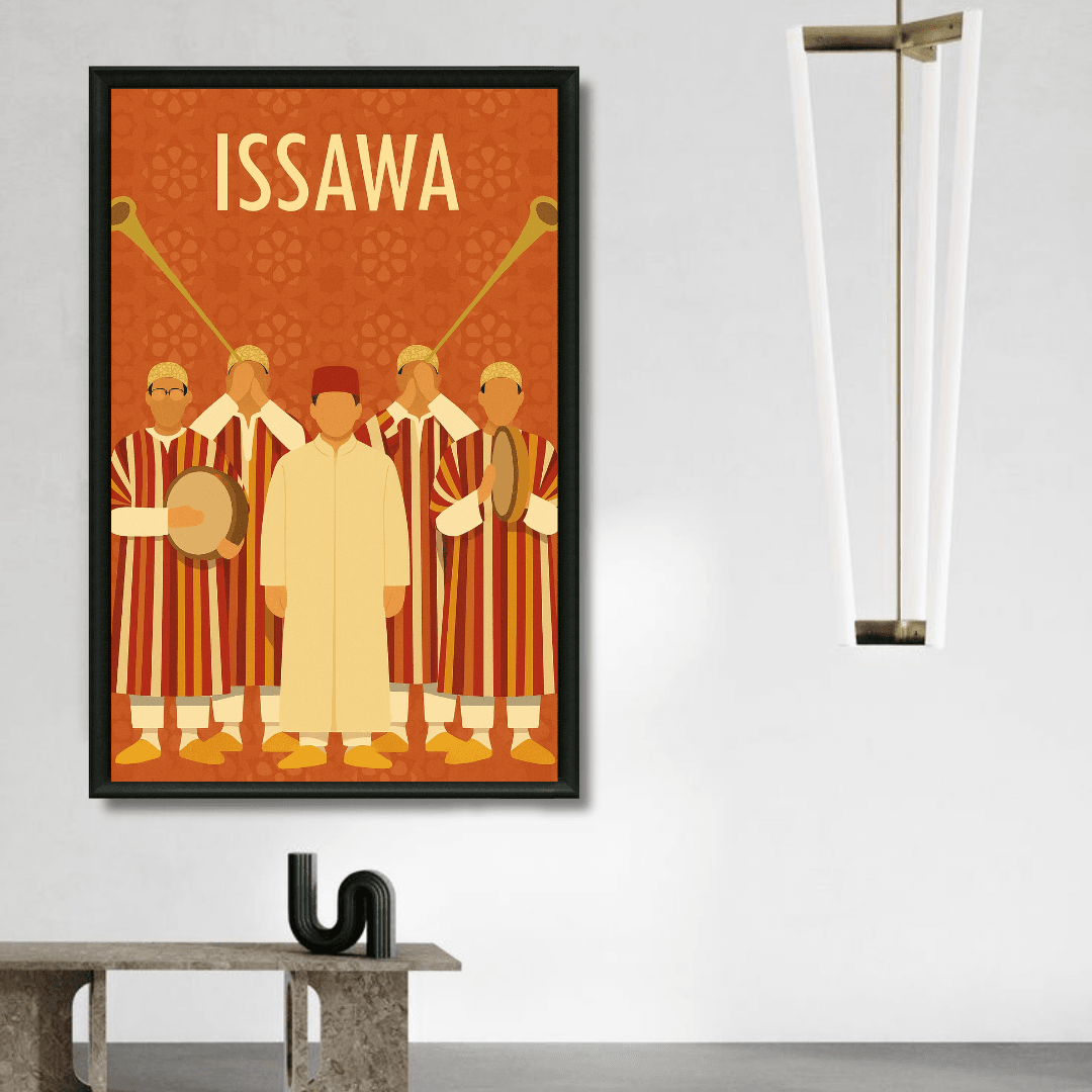 Tableau Issawa marocain détail
