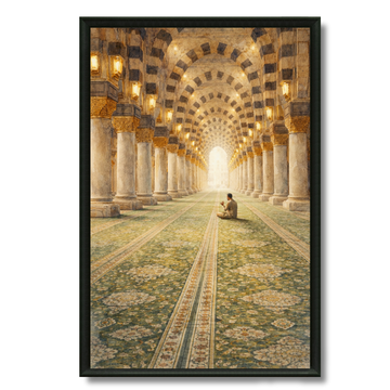 Tableau islamique Duaa Masjid Nabawi calligraphie Prophète