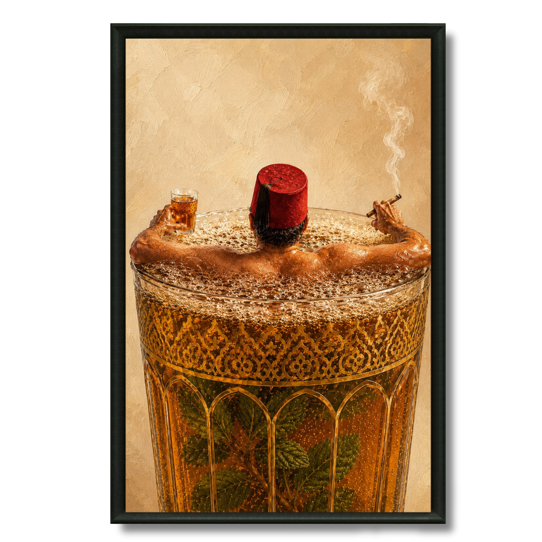 Tableau Le Bain d'atay thé à la menthe marocain