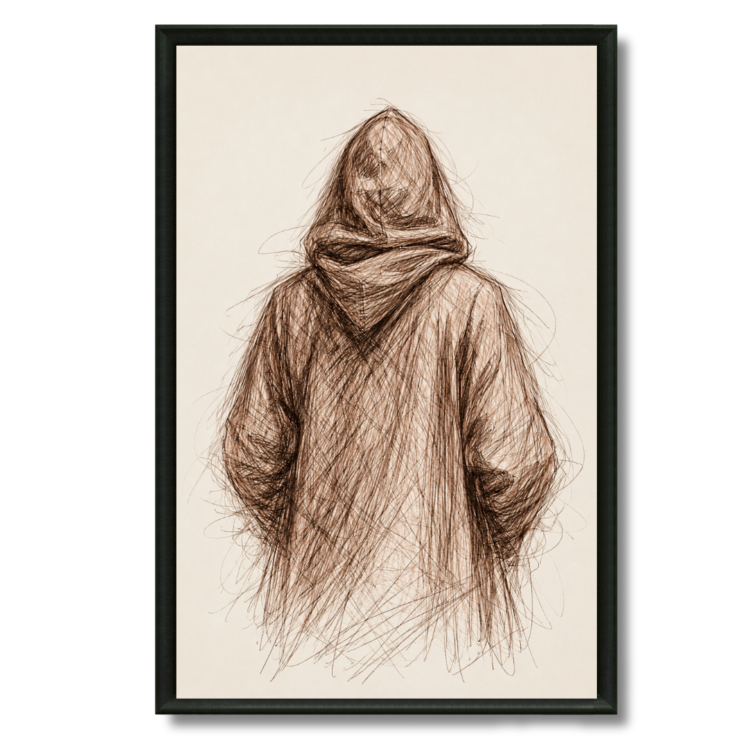 Tableau marocain – Jellaba Draw