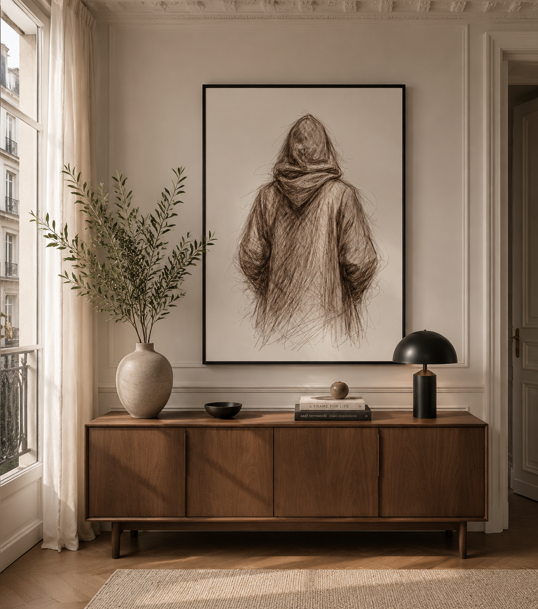 Tableau marocain – Jellaba Draw