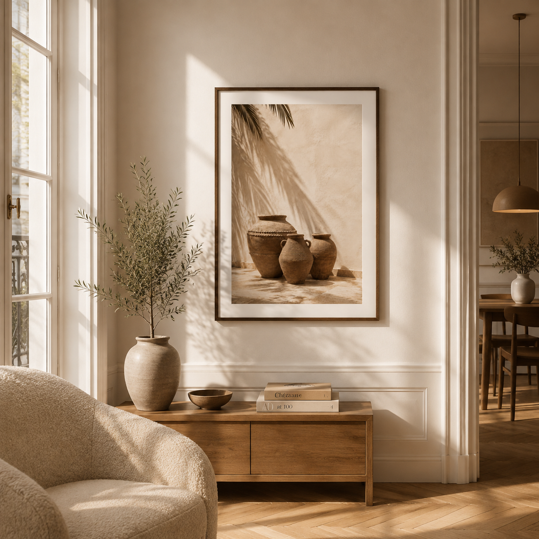 Tableau encadré Marocain – Les Amphores