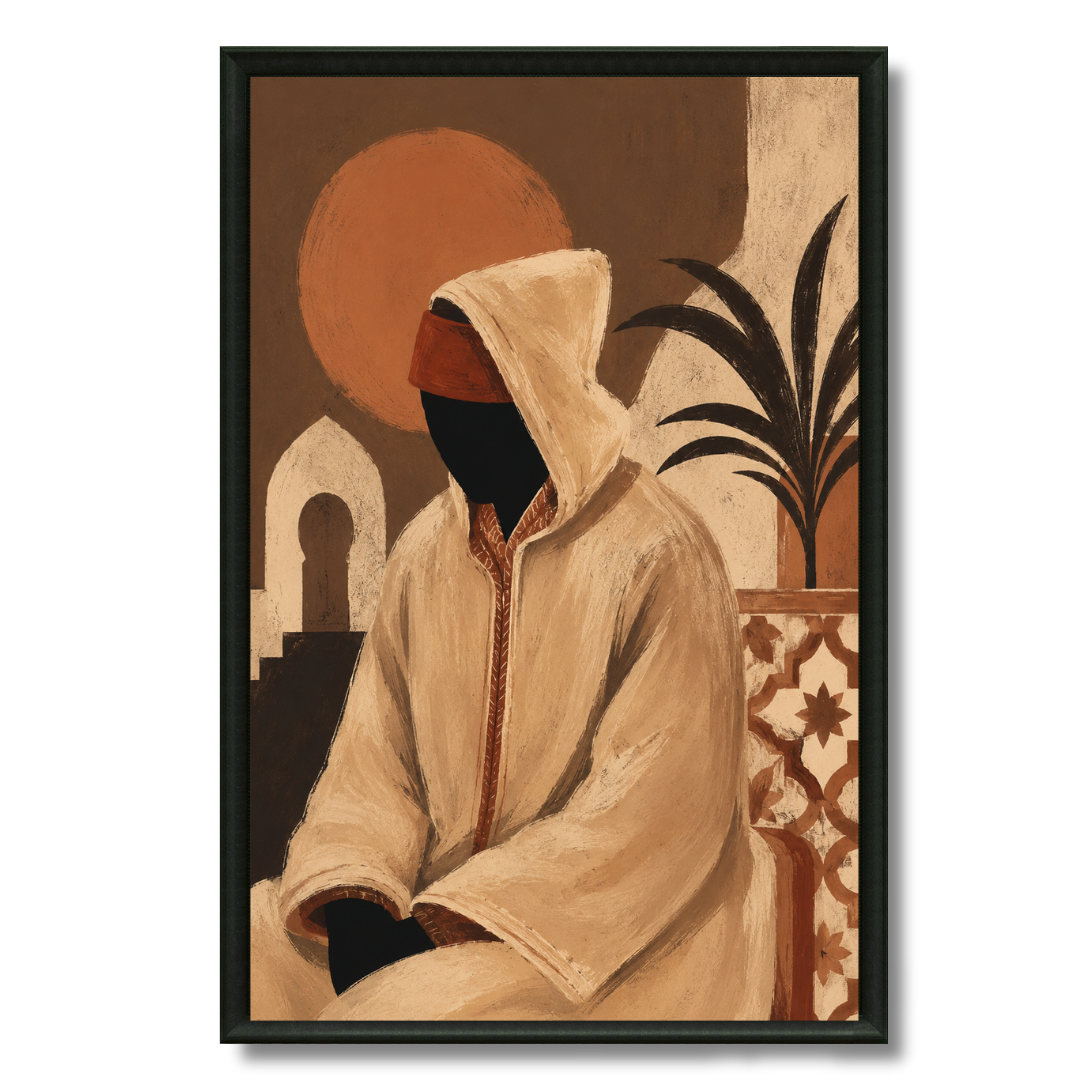 Tableau le Marocain hommage identité marocaine
