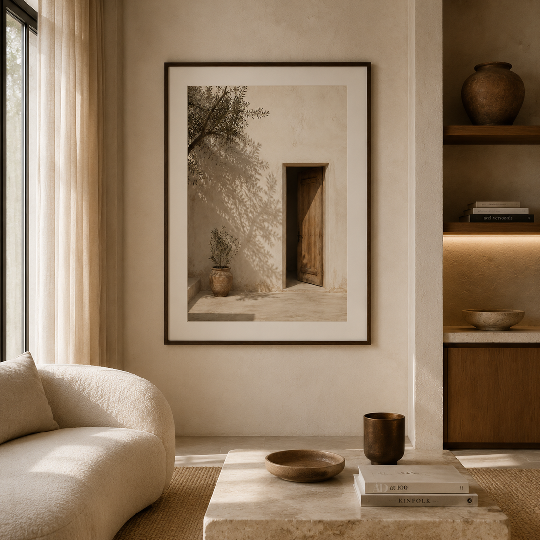 Tableau encadré Marocain – Lumière d'Argan