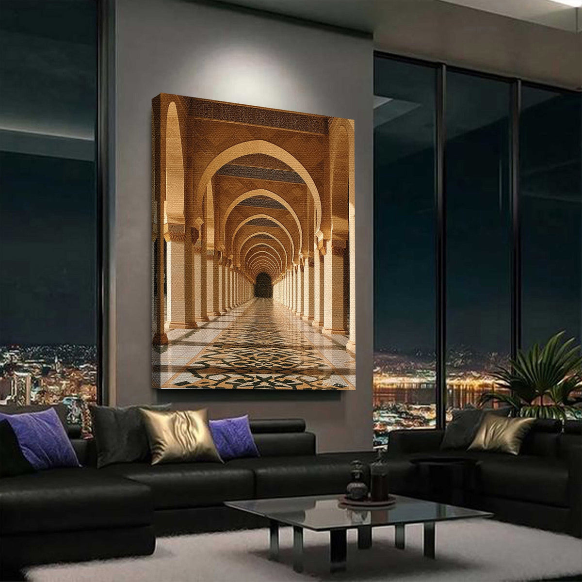Tableau portes du royaume Maroc détail