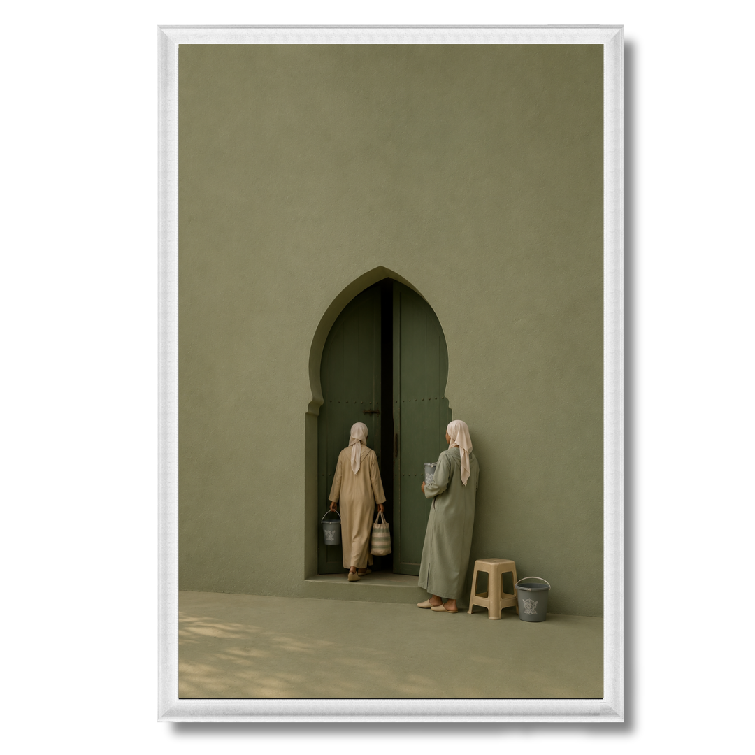 Marokkaans schilderij – Hammam Tijd
