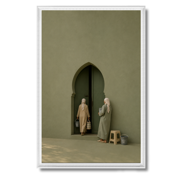 Marokkaans schilderij – Hammam Tijd
