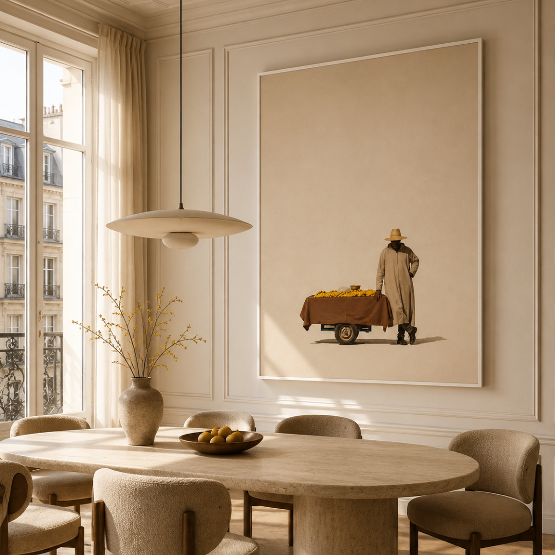 Tableau marocain – Le vendeur de banane