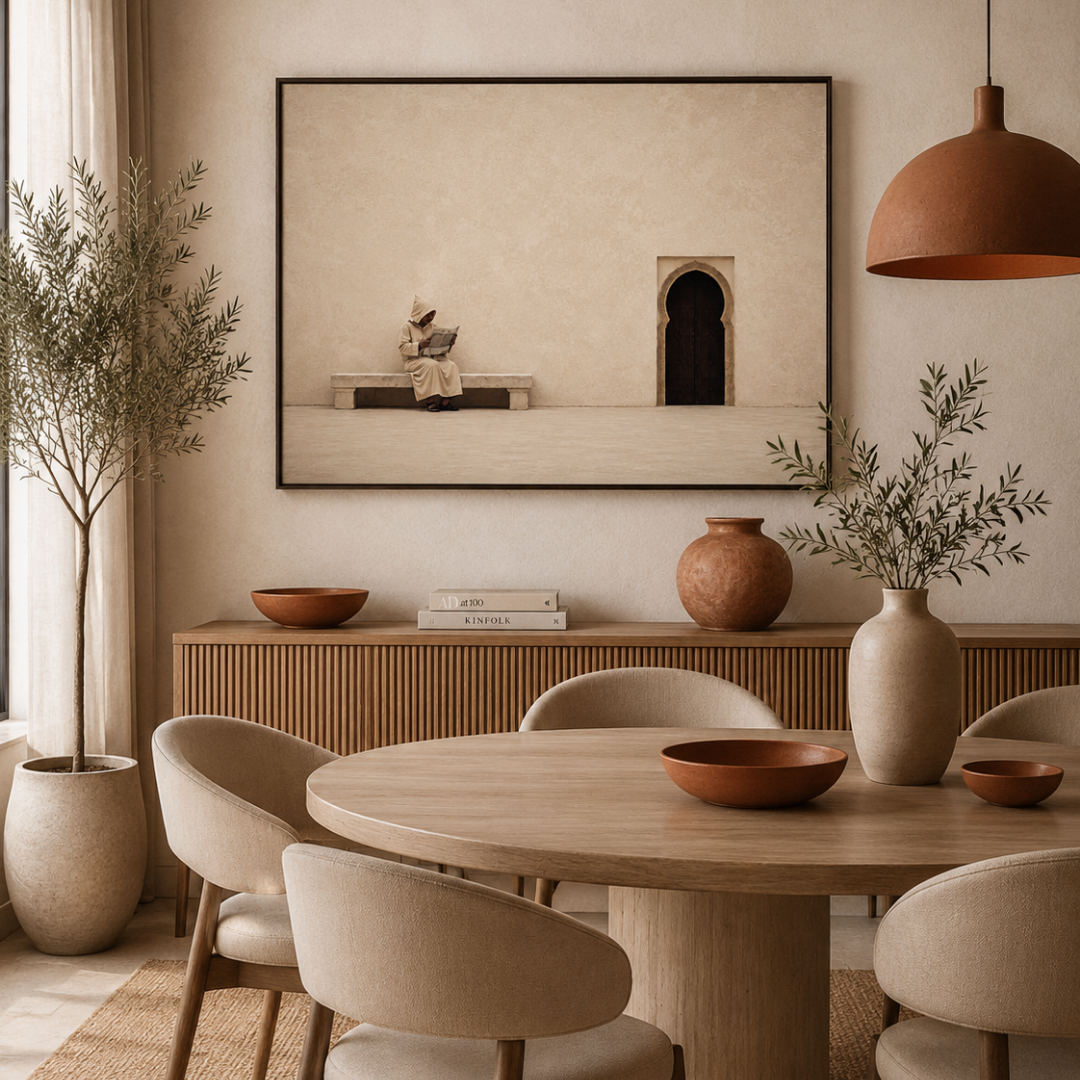 Tableau marocain – Le banc.