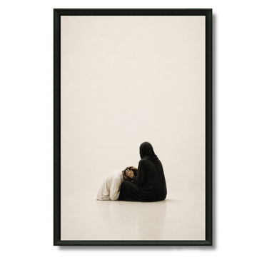 Tableau marocain – Dans les mains de la maman