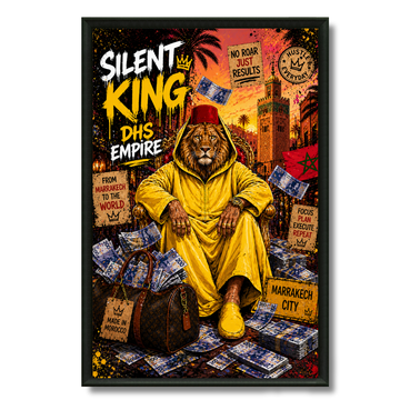 Tableau marocain – Lion Pop Art