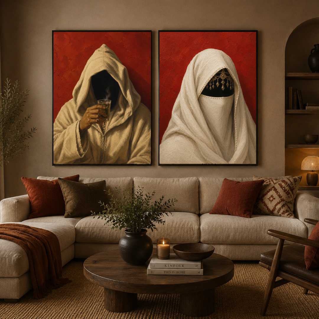 Duo Tableaux - Terracotta