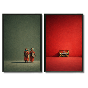 Duo tableaux le Maroc en couleurs vibrant pack