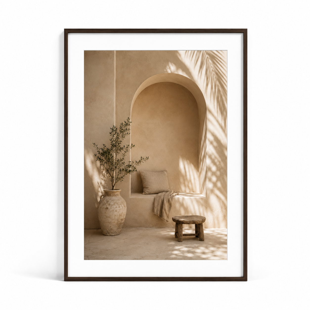 Tableau encadré Marocain – Le Silence
