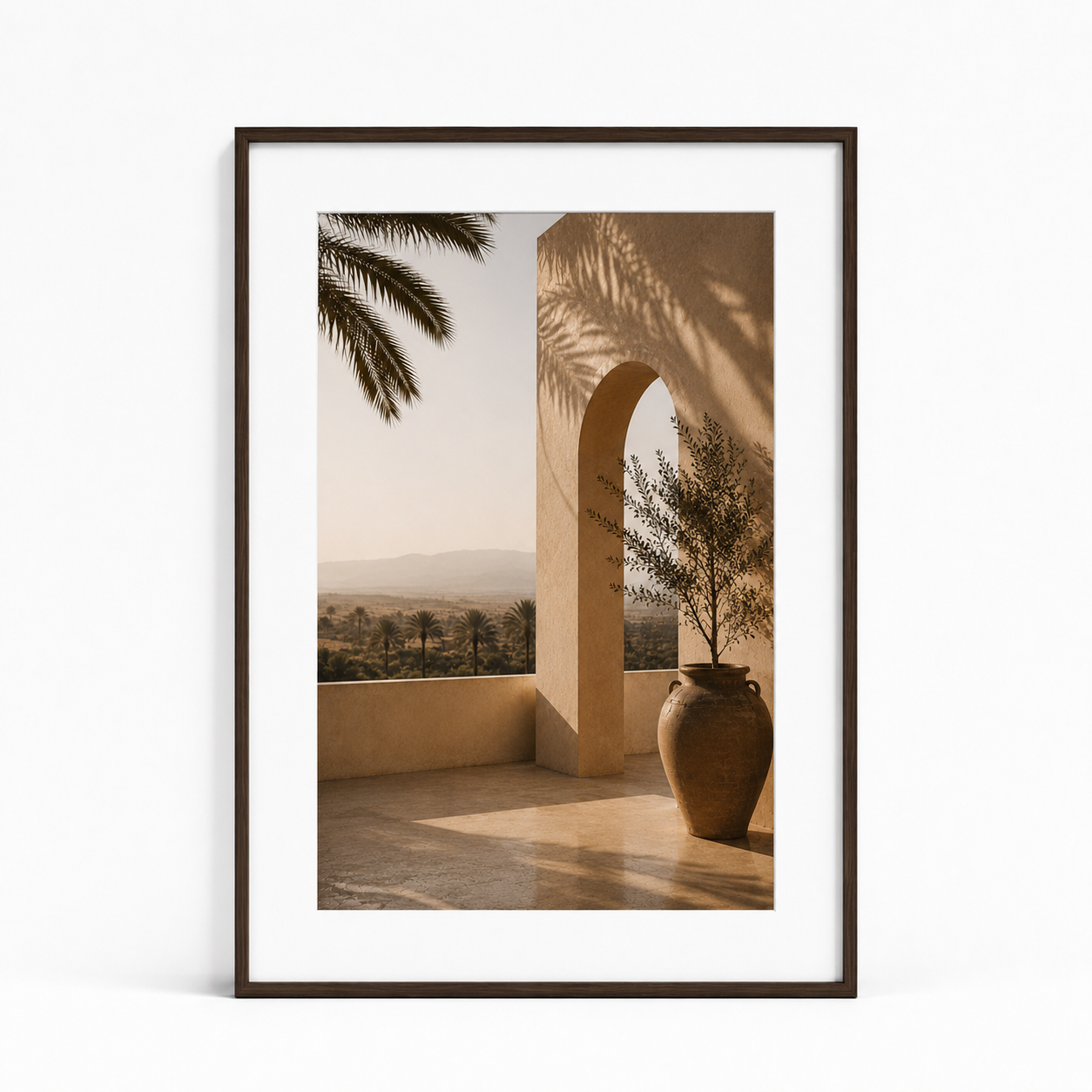 Tableau encadré Marocain – Palmier Royal