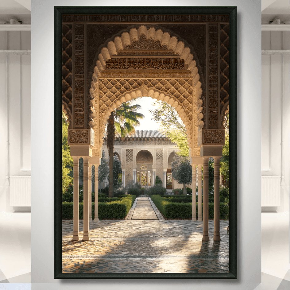 Tableau arcades andalouses marocaines détail