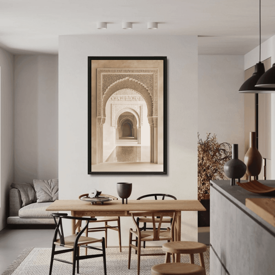 Tableau arches marocaines oriental détail