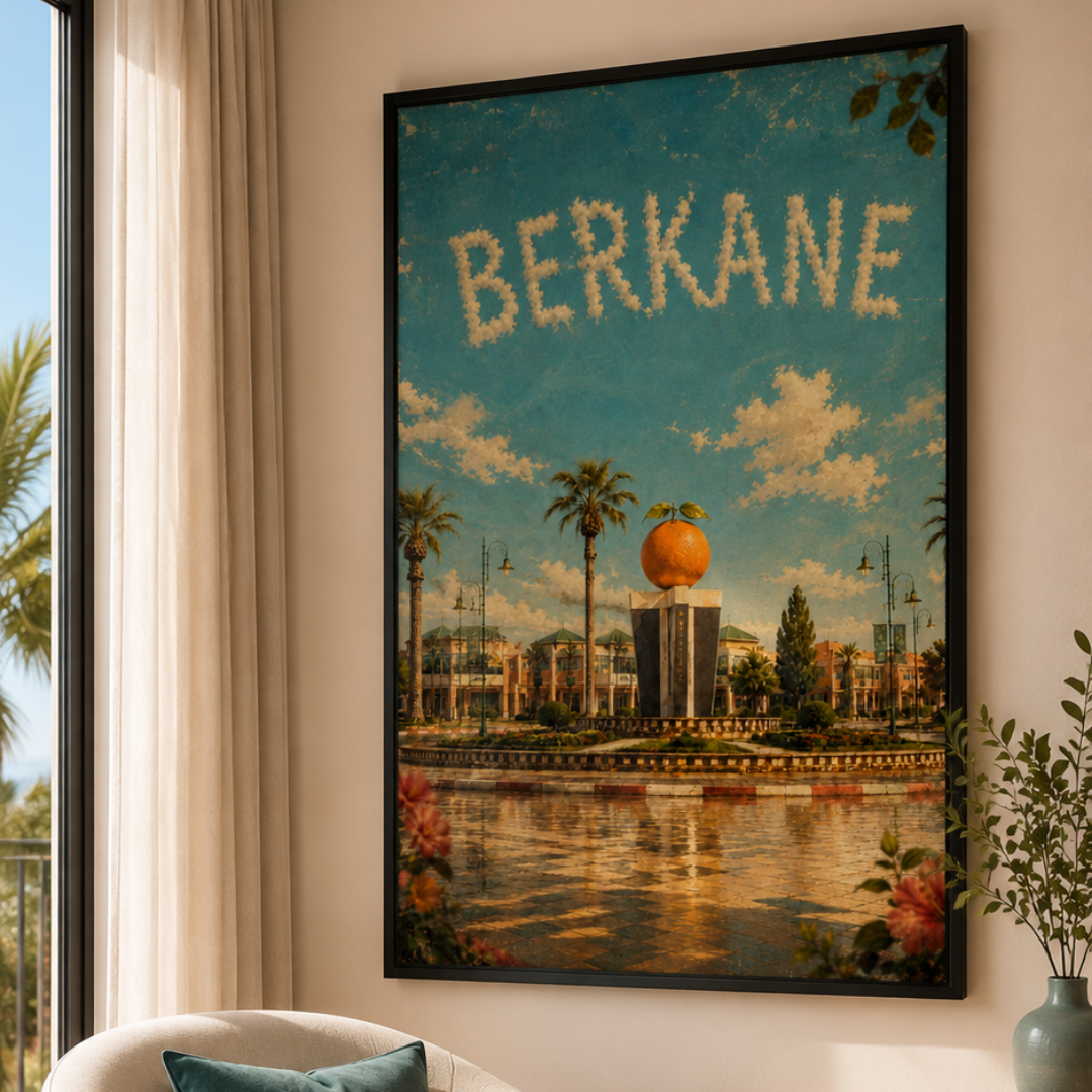Tableau marocain Berkane vue détail