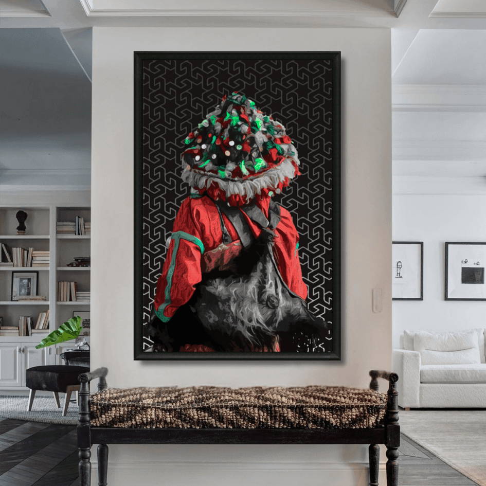 Tableau guerrab zellij marocain détail