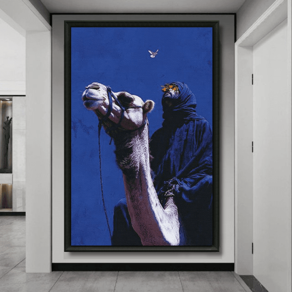 Tableau nomade sahraoui marocain détail