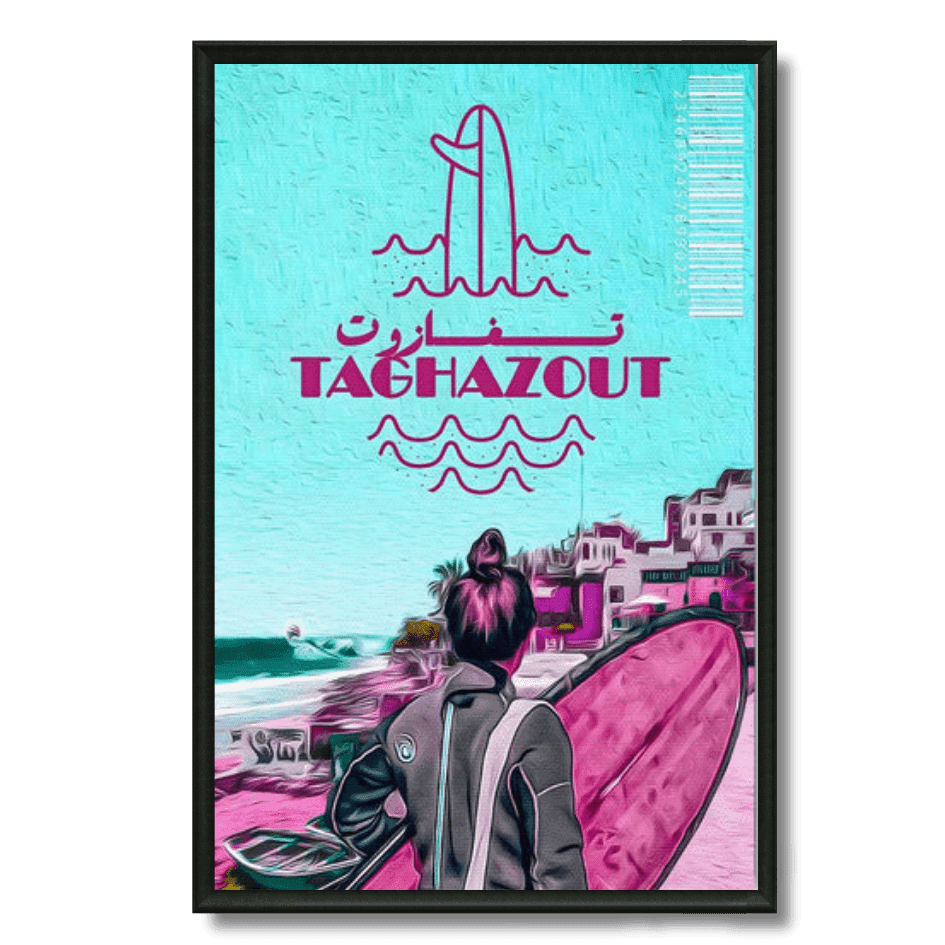 Taghazout ville Tableau 2 - Kolors France