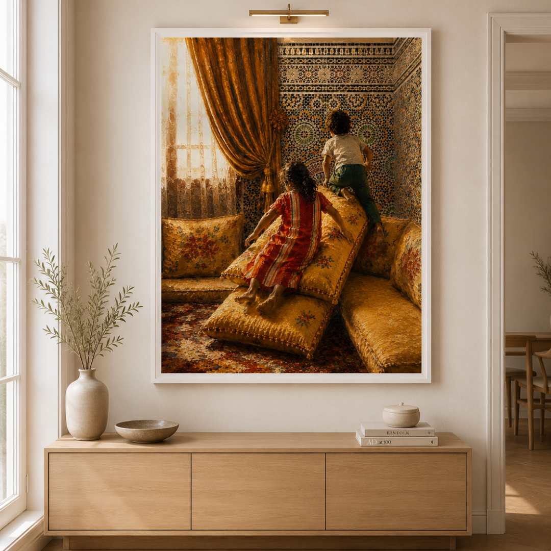 Tableau marocain – Le toboggan